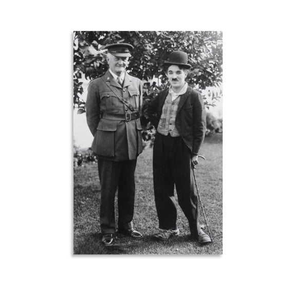 Charlie Chaplin Omedian Actor Poster Photo (30) Home Decor Poster Wall Art Hanging Picture Print Bedroom Decorative Painting Posters Room Aesthetic 12x18inch(30x45cm)