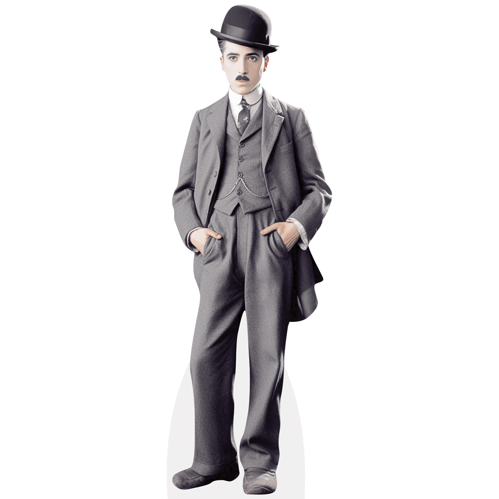 Charlie Chaplin (Suit) Mini Cardboard Cutout Standee