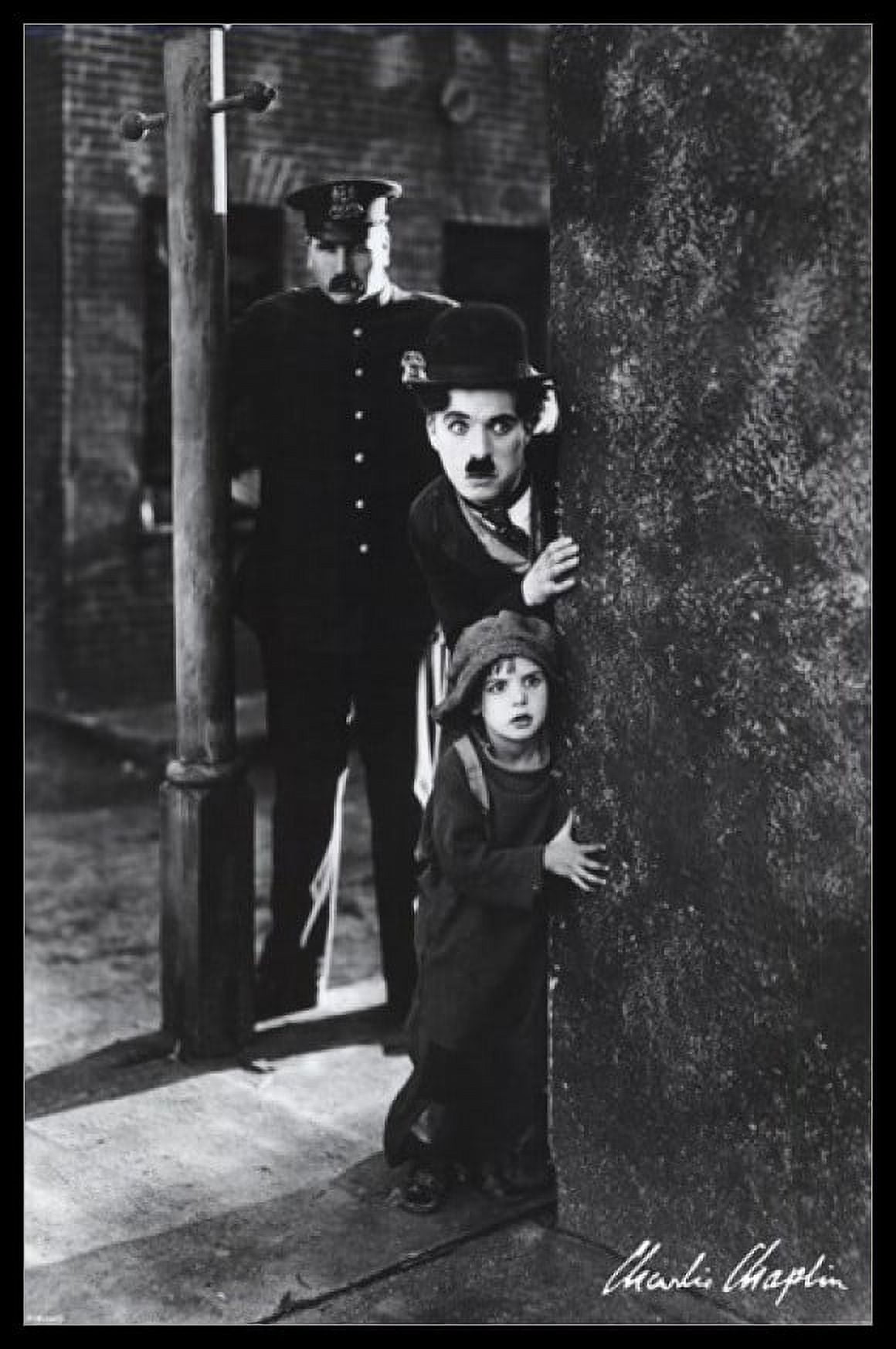 Charlie Chaplin The Kid Laminated Framed Poster (24 x 36) Walmart com Charlie Chaplin The Kid Laminated Framed Poster (24 x 36) Walmart com