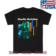 Charlie Christian Mens Black Size S to 5XL