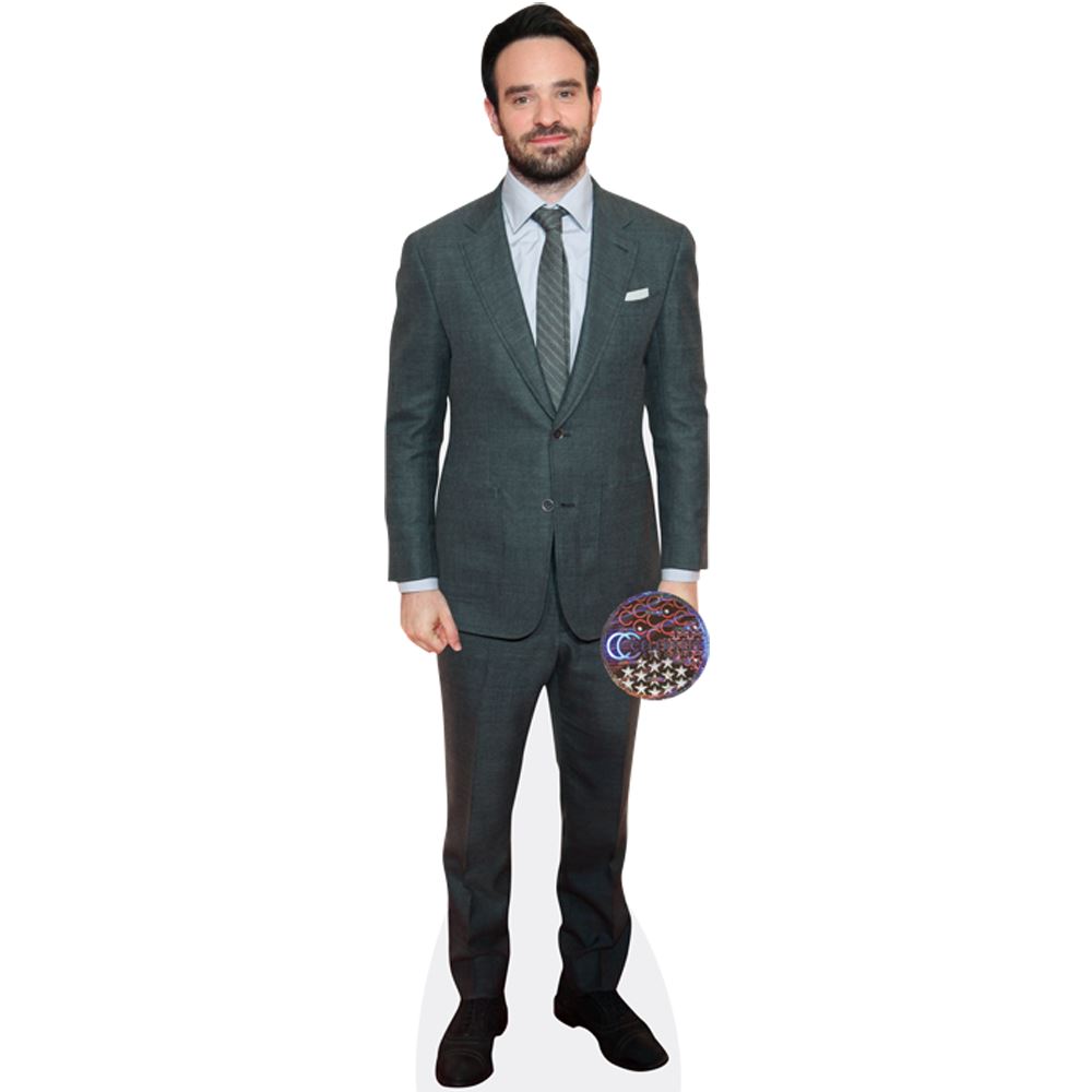 Celebrity Cutouts Sagoma In Cartone A Grandezza Naturale Di Charlie Cox (Abbito Grigio) – Alta Definizione, Con Ologramma Di Autenticità