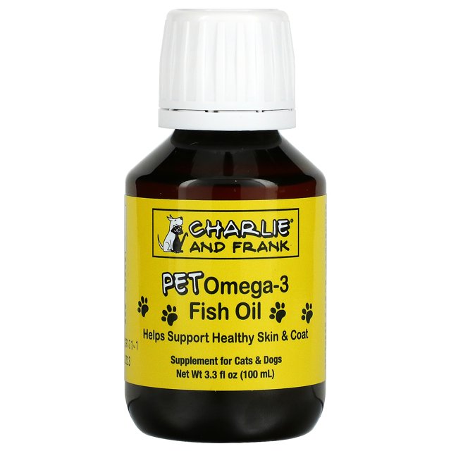 Charlie & Frank, Pet Omega3 Fish Oil, For Cats & Dogs, Supports