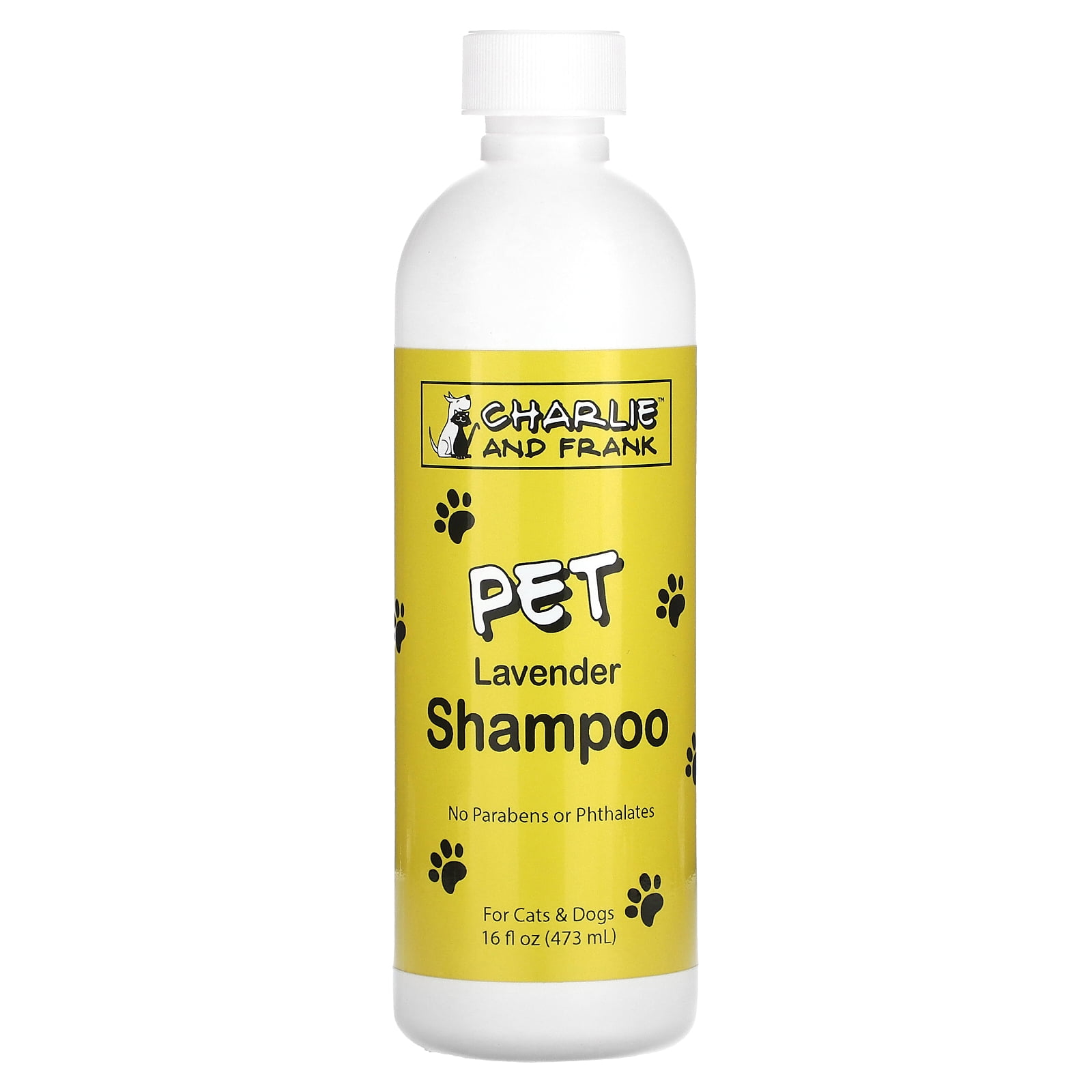 Charlie & Frank, Pet Shampoo, For Cats & Dogs, Gently Cleans & Conditions Coat, Lavender, 16 fl