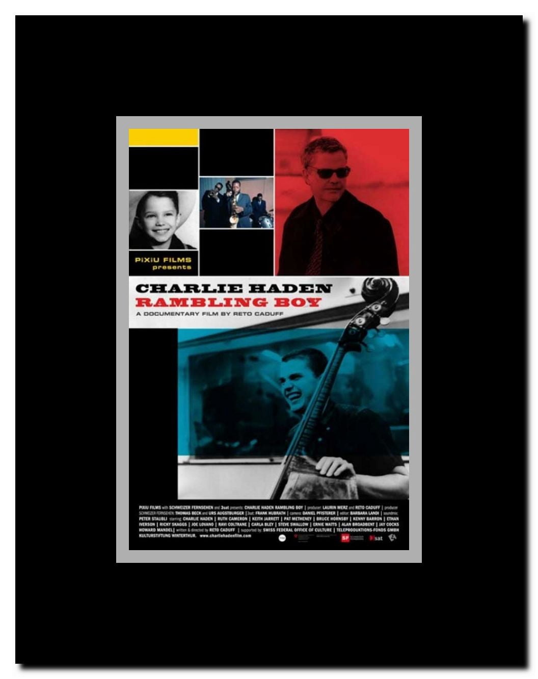 Charlie Haden Framed Movie Poster