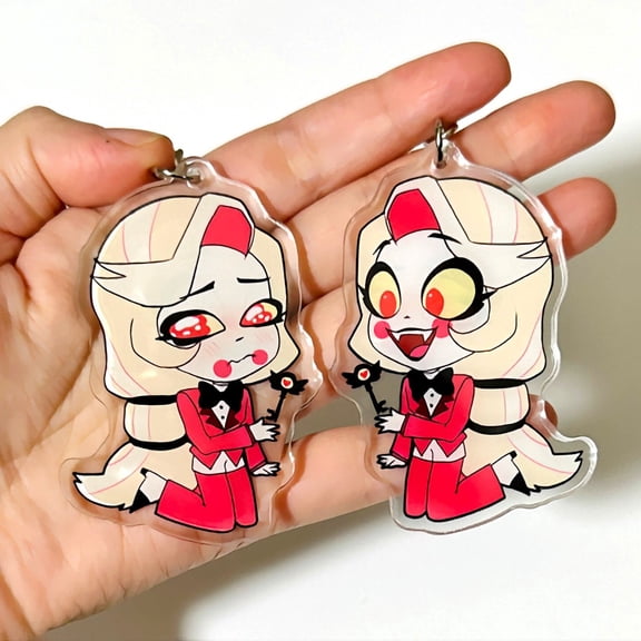 Charlie - Hazbin Hotel Keychain - cute chibi Charlie charm (1 keychain)
