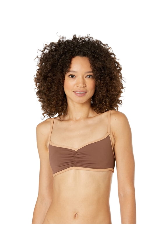 Billie Sweetheart Top Chocolate LG