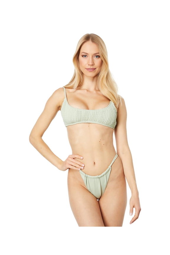 Gina Shirred Top Sage XS