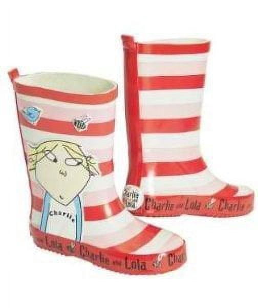 Charlie & Lola Welly Girl Beautiful Rain Boots Snow Boots Kids Shoe Size 4