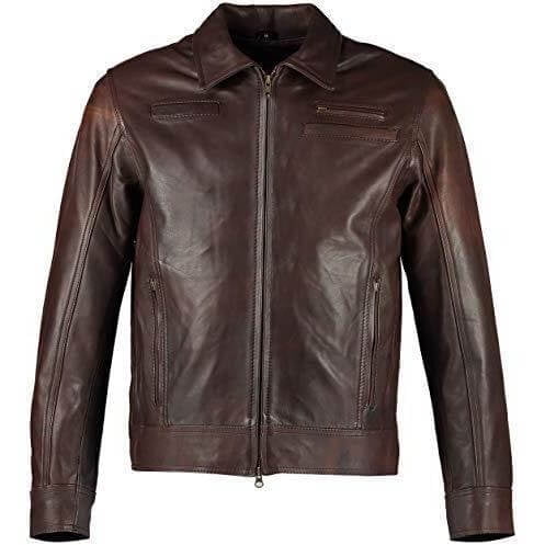 Charlie London Mens Looper Vintage Brown Joseph Gordon-Levitt Leather