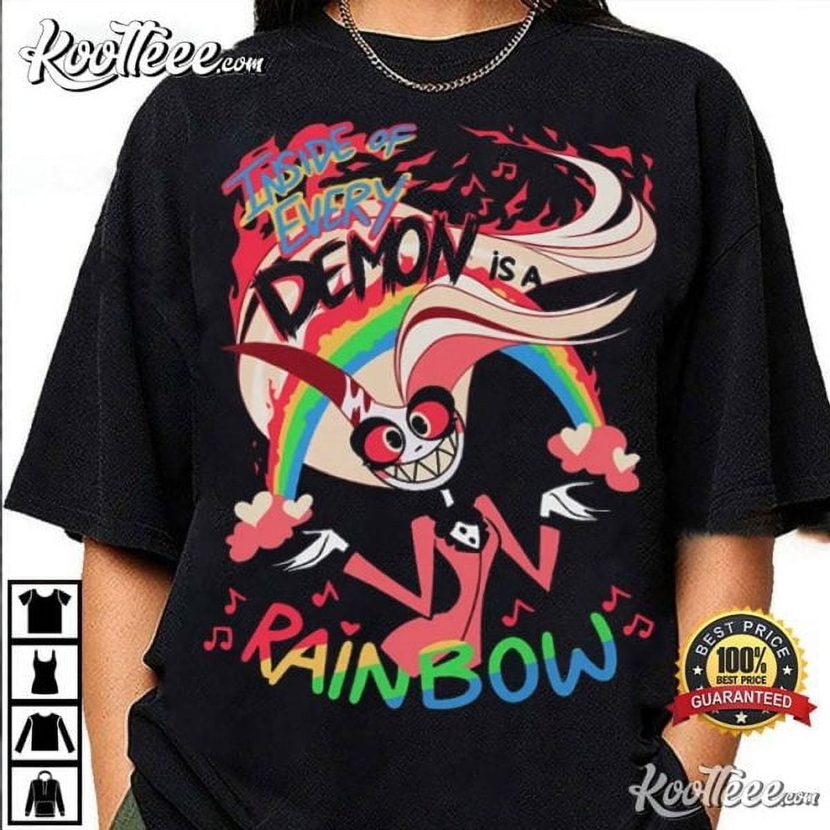 Charlie Morningstar Inside Of Every Demon Is A Rainbow Unisex Short 