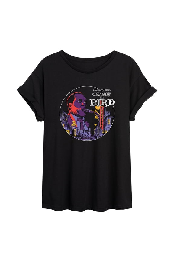 - Chasin The Bird - Women's Oversized Graphic T-Shirt