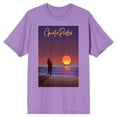 thumbnail image 1 of Charlie Parker Playing the Saxophone at Sunset Men's Lavender Short Sleeve Night Shirt-Medium, 1 of 4
