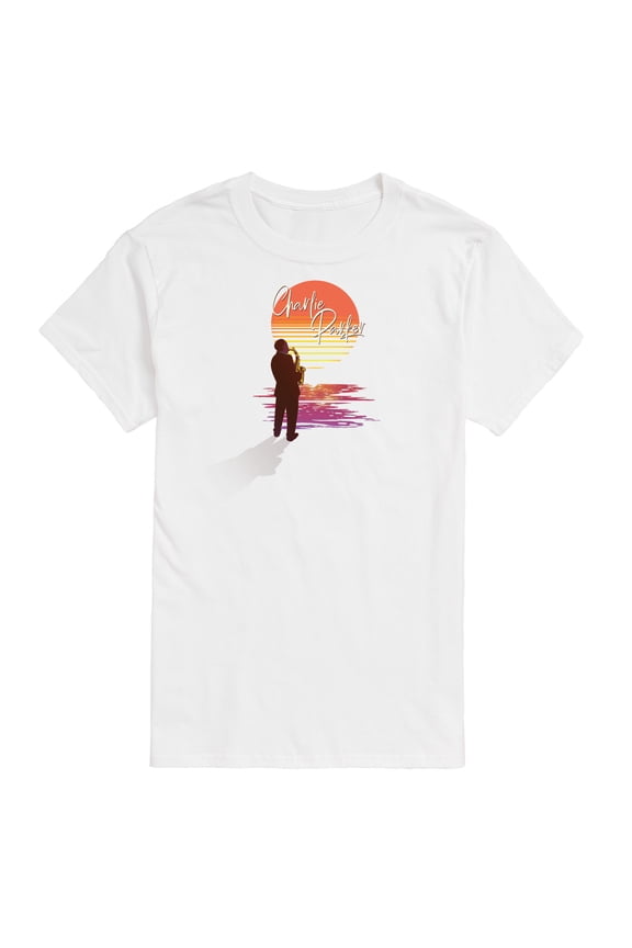 - Sunset Book Print - Men's Short Sleeve Graphic T-Shirt