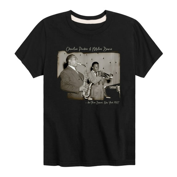 Charlie Parker - The Three Deuces - Toddler And Youth Short Sleeve Graphic T-Shirt