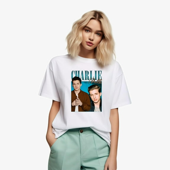 Charlie Puth Graphic Fan Gift Pop Star Music T-Shirt, for men & women, up to size 5XL