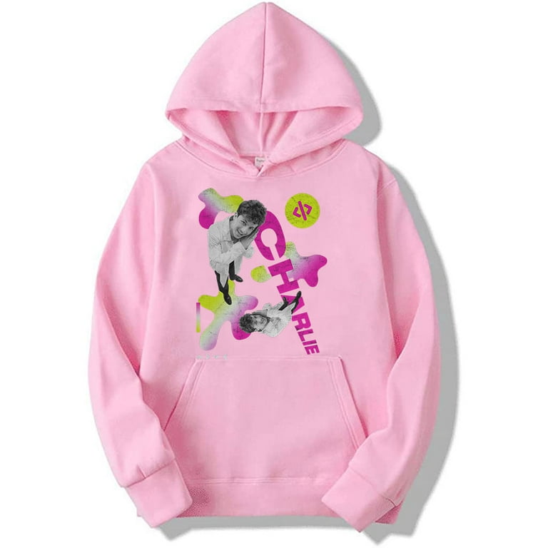 Charlie Puth Left and Right Tour Merch Hoodies Winter Men Women Hooded Sweatshirt Cosplay Crewneck LongSleeve Walmart