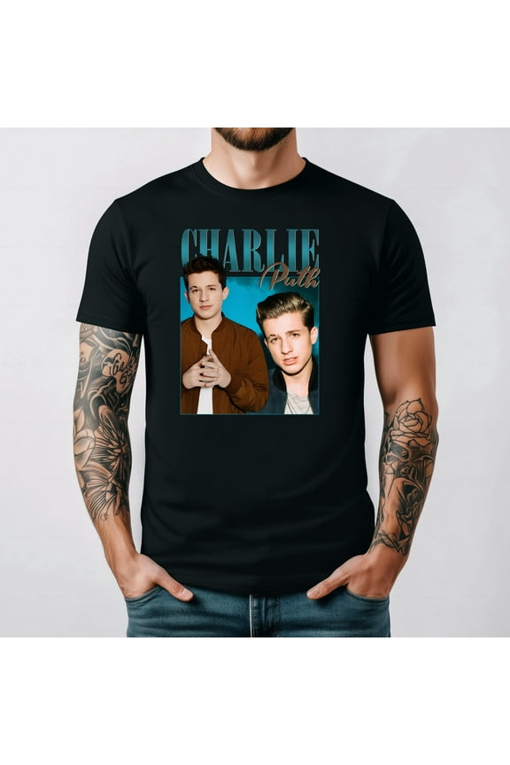 Charlie Puth Voicenotes Pop Music Fan Graphic Gift T-shirt up to size 5XL