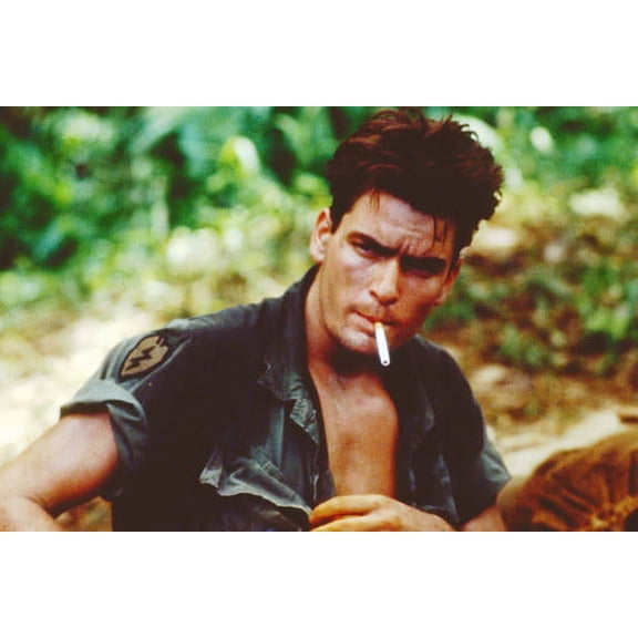Charlie Sheen Platoon Color 24X36 Poster