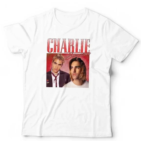 Charlie Simpson Appreciation Throwback Tribute Comedy Music Fan Graphic Unisex T-Shirt, up to size 5XL