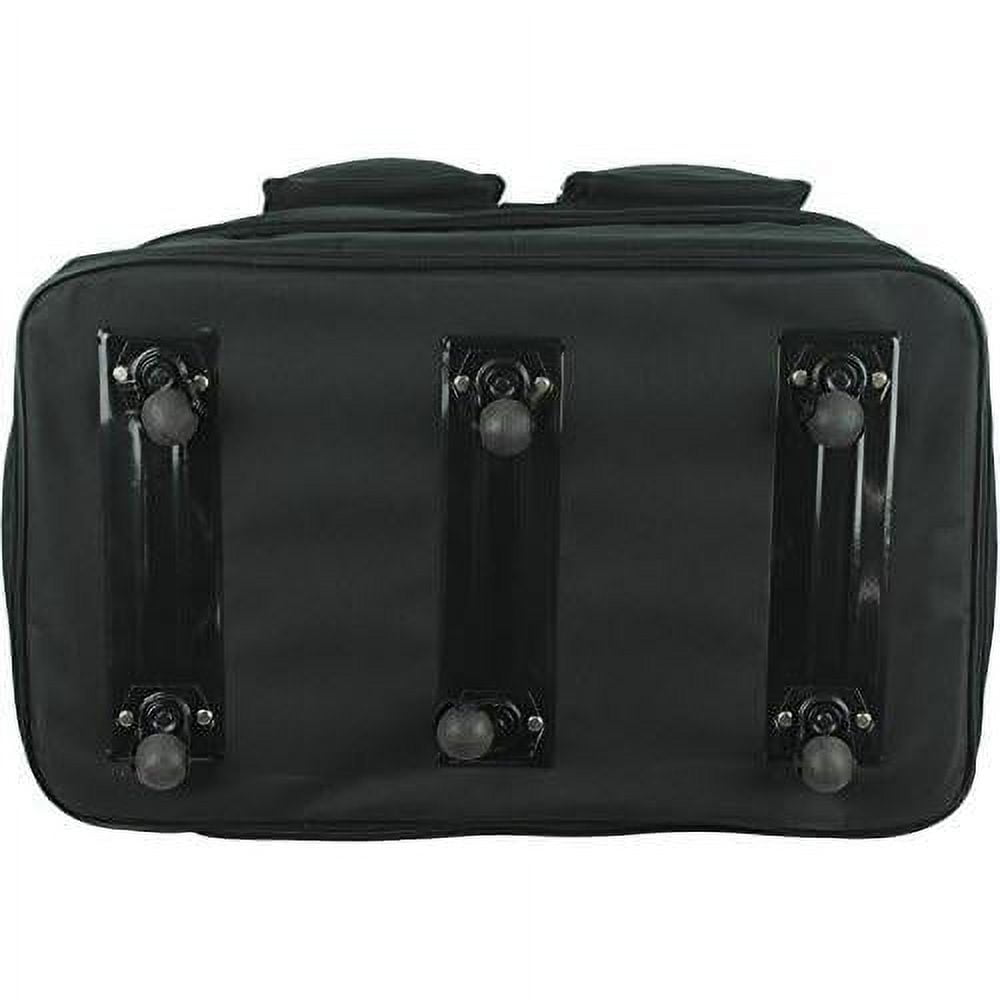 Charlie Sports 40" Rolling Wheeled Duffle Bag Spinner Suitcase Luggage Expandable, Black