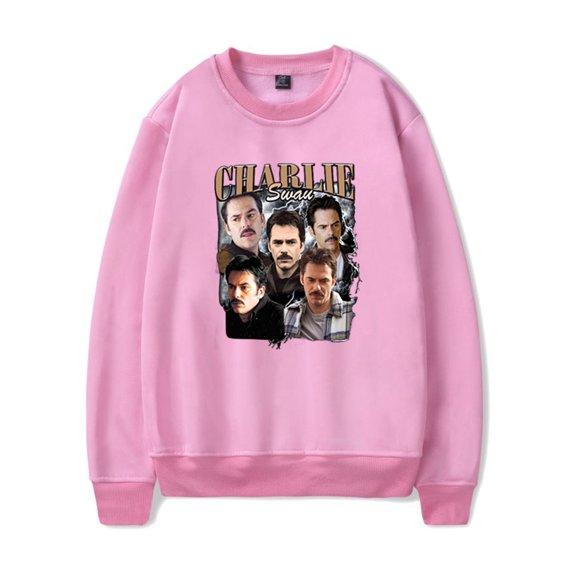 Charlie Swan Crewneck Fashion Sweatshirt Hip Hop Crewneck Unique Clothes for Men