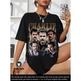 Charlie Swan Vintage TShirt,Actor Homage Graphic Unisex Long Sleeve