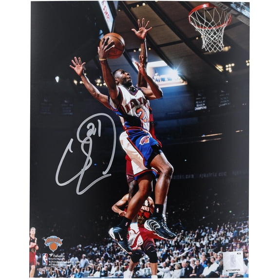Charlie Ward New York Knicks Autographed 8" x 10" Layup vs. Atlanta Hawks Photograph - Fanatics Authentic Certified
