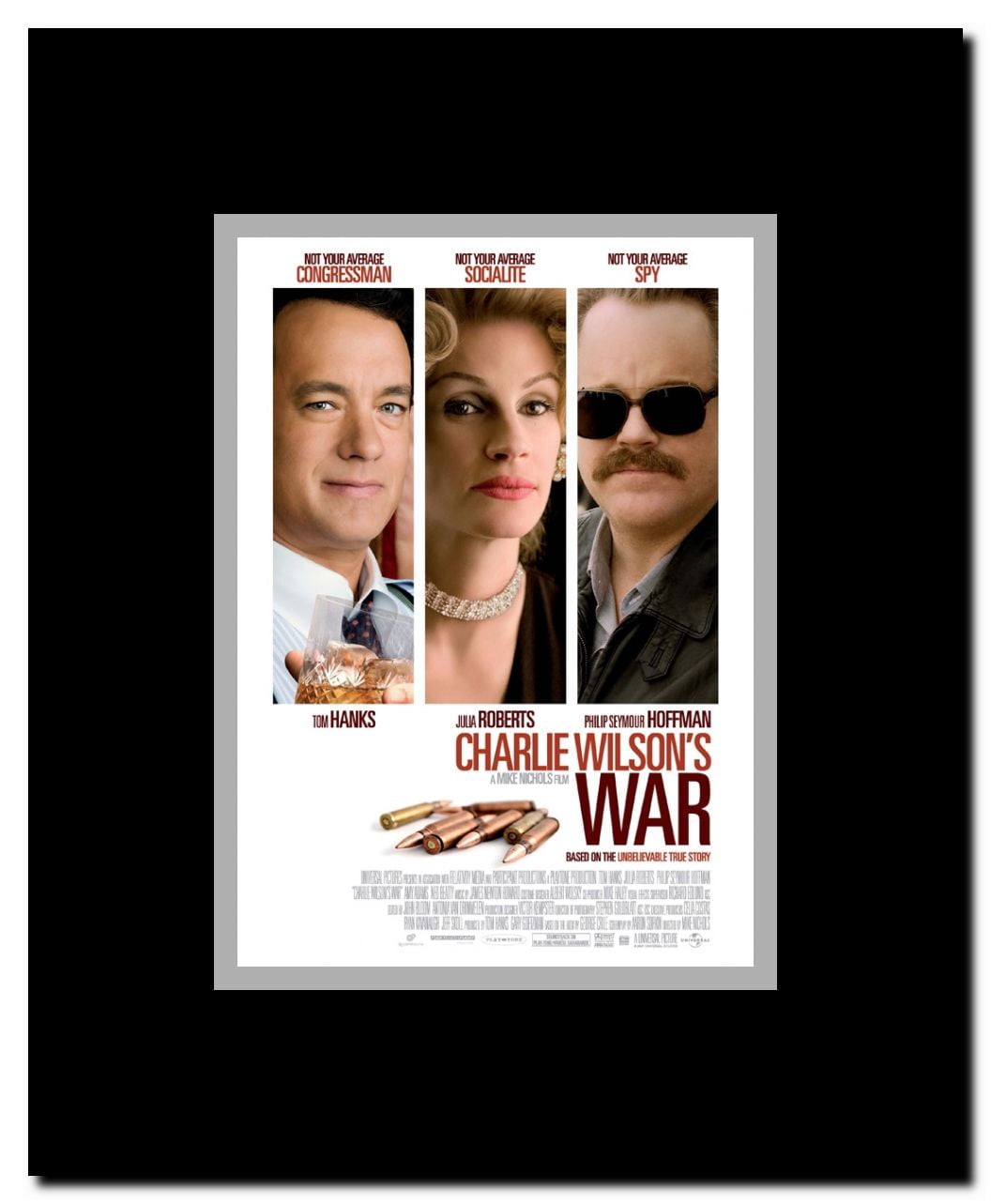 Charlie Wilson's War Framed Movie Poster