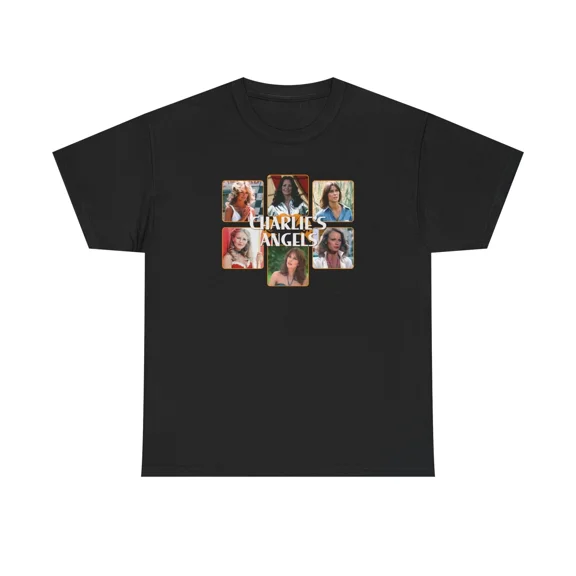 Charlie's Angels Unisex Heavy Cotton Tee, Vintage Shirt, TV Fan Gift