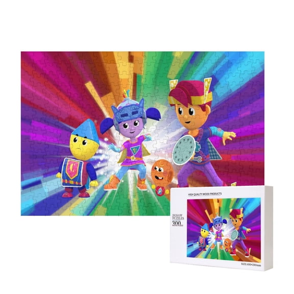 Charlie's Colorforms Jigsaw Puzzle,300 puzzle pieces Gift Toys Art Home Decor