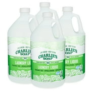 Charlie s Soap, Laundry Liquid 160 Loads, Fragrance Free, 128 fl oz - 4 Pack