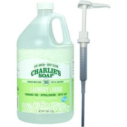 Charlie s Soap Laundry Liquid with Pump Detergent - 1 Gal