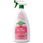 Charlie s Soap Laundry Pre-Spray Stain Remover 32 fl oz, Natural Laundry Pretreat and Stain Remover Pack of 1
