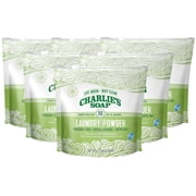 Charlies Soap - Unscented Laundry Powder 50 Loads Six 50-load Bags, 300 Total Loads