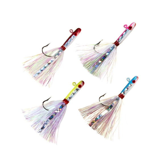 Charlie's Worms Flash Jig Hand Tied 3/8oz Freshwater Saltwater Bass Fishing 1pk