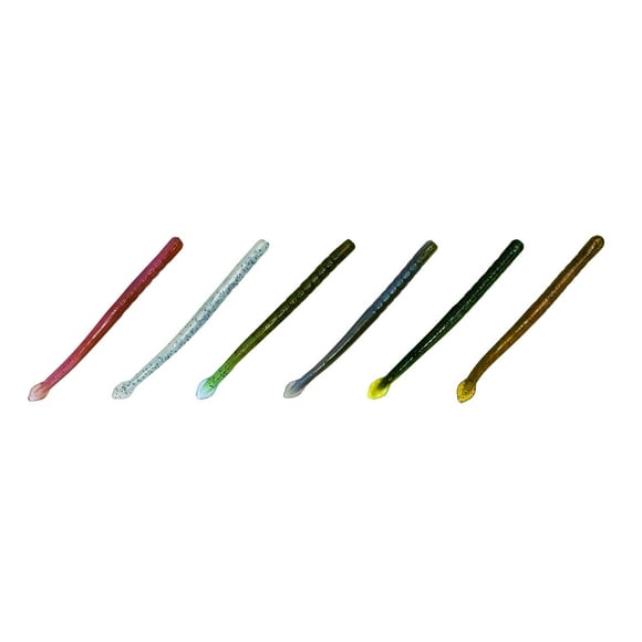 Charlie's Worms Lil' Bo - Scented, Soft Bait for Freshwater Saltwater Bass Fishing 8pk
