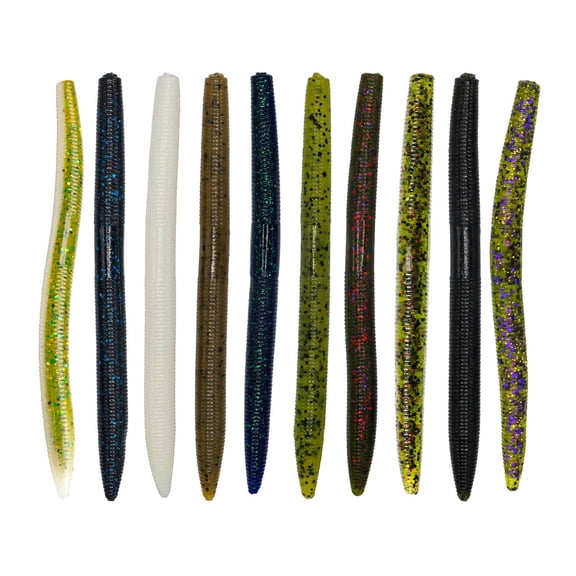 Charlie's Worms Salt Bang-O, Scented Soft Bait for Freshwater Saltwater and Bass Fishing 10pk