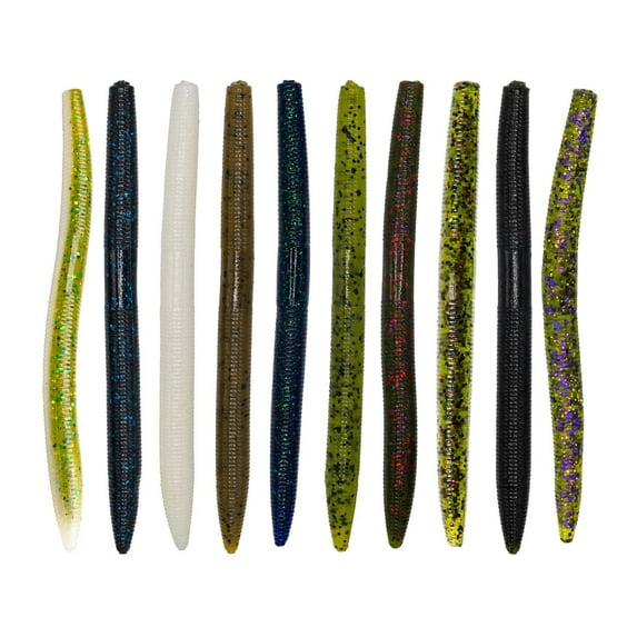 Charlie's Worms Salt Bang-O, Scented Soft Bait for Freshwater Saltwater and Bass Fishing 10pk