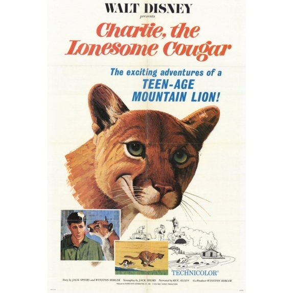 Charlie the Lonesome Cougar Movie Poster (11 x 17) - Item # MOVEE5436