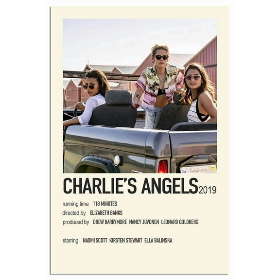 Charlies Angels Poster,Posters For Room Aesthetic 90S,Canvas Wall Art For Living Room Decor Aesthetic Vintage Posters & Prints Picture College Dorm Guys Men Motivational Office