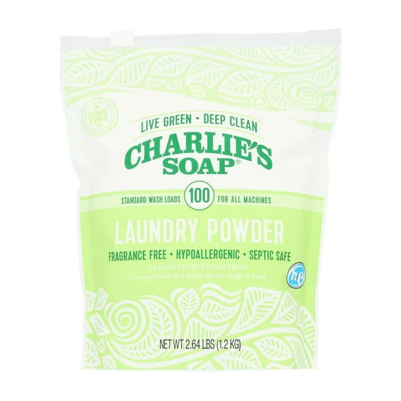 Charlies Soap Laundry - 100 Loads - Powder - 2.64 Lb - Case Of 6 Default