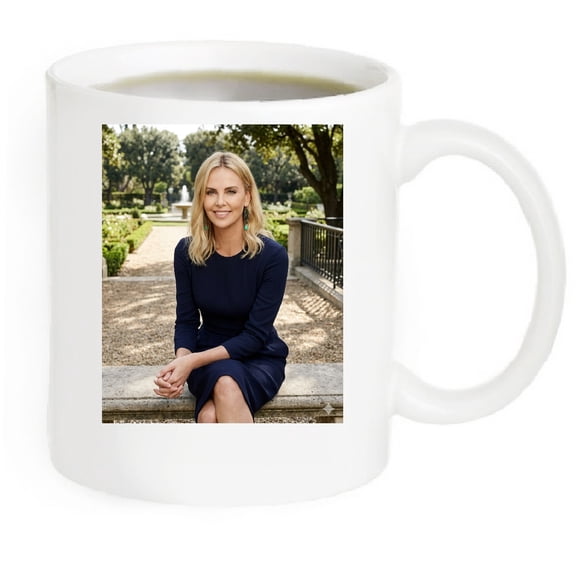 Charlize Theron Photo coffee mug. 11fl oz. #KCCM01