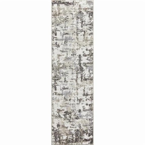 Charlotte 48362 2 ft. x 7 ft. 3 in. Atlantis Runner Rug, Ivory