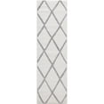 thumbnail image 1 of Charlotte 48022 2 ft. x 7 ft. 3 in. Diamond Runner Rug, Ivory, 1 of 3