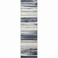 thumbnail image 1 of Charlotte 48462 2 ft. x 7 ft. 3 in. Retro Runner Rug, Blue, 1 of 3