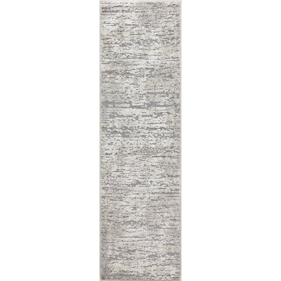 Charlotte 48522 2 ft. x 7 ft. 3 in. Studio Soft Runner Rug, Ivory