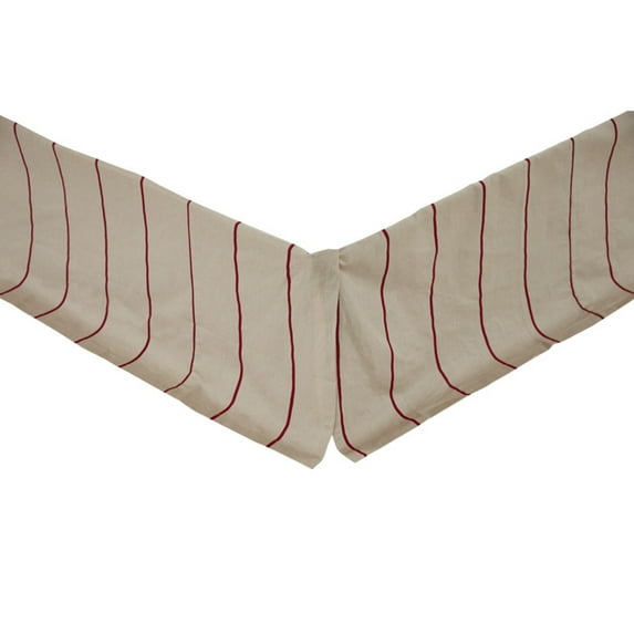 Charlotte Azure Bed Skirt by VHC Brands