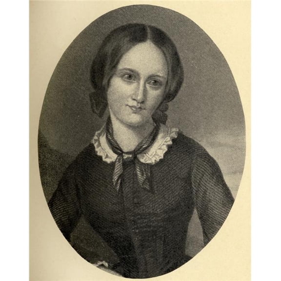 Charlotte Bronte 1816-1855 English Writer Poster Print - Large - 26 x 34