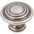 thumbnail image 1 of Charlotte Cabinet Knob, 1-3/8 Inches, Weathered Nickel by Stone Harbor Hardware, 1 of 4