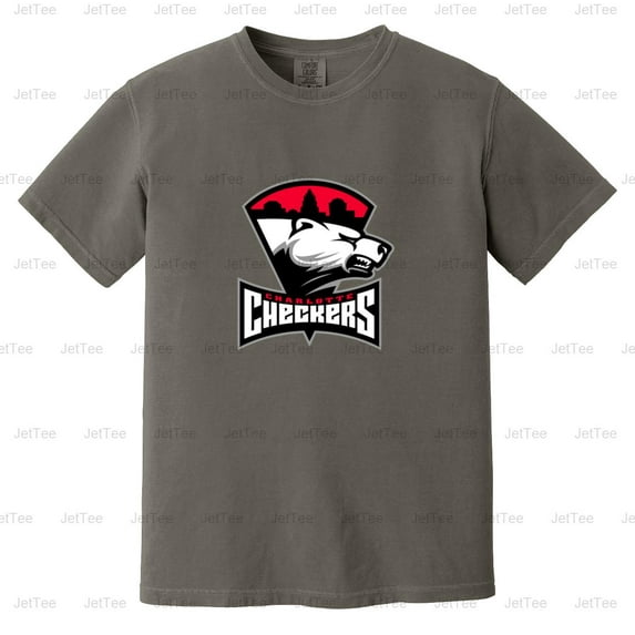 Charlotte Checkers Ice Hockey AHL Sports Fan Team Athletic Wear Comfort Color T-Shirt Unisex, up to 4XL